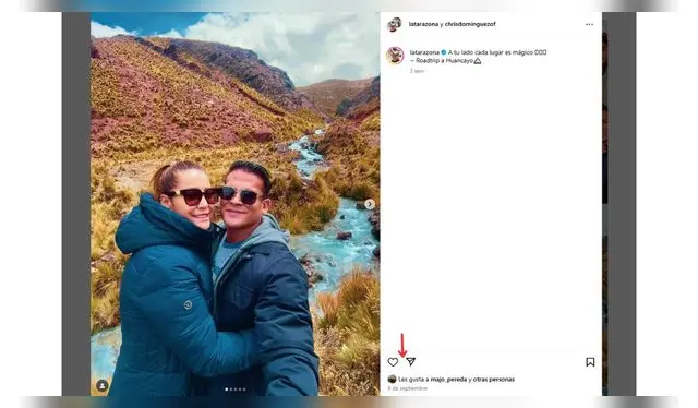 Christian Domínguez bloqueó la opción de comentarios. Fuente: Instagram.