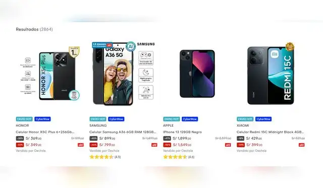 Conoce los celulares que viene ofreciendo Oechele en el Cyber. Conoce los celulares que viene ofreciendo Oechele en el Cyber.