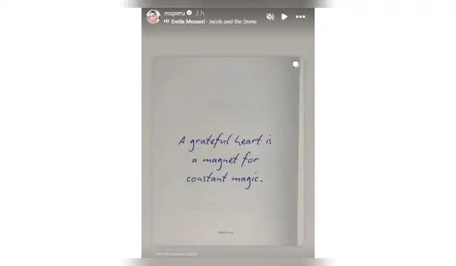 Mensaje de Natalie Vértiz tras polémica de Ethel Pozo y Yaco Eskenazi. Fuente: Instagram.