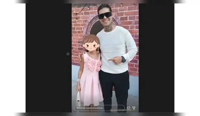 Paul Michael junto a la ganadora del Little Queen Perú 2025. Fuente: Instagram.