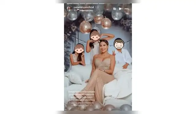 Mensaje de Pamela López para sus hijos. Fuente: Instagram.