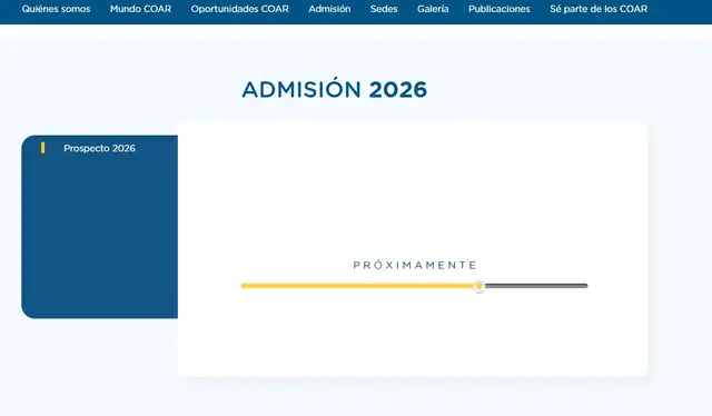 <strong> Se espera que le Minedu inicie el proceso de admisión a los COAR este 2026</strong>   