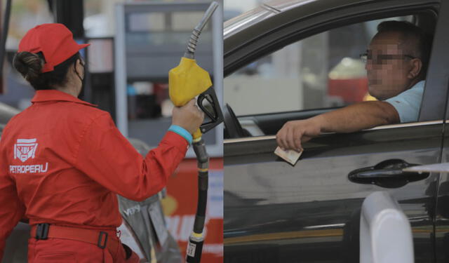  La gasolina en el Perú encareció 7 soles en lo que va del 2022. Foto: composición LR   