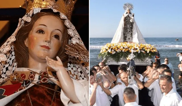  La Virgen del Carmen es considerada la patrona de los marineros. Foto: composición EFE   