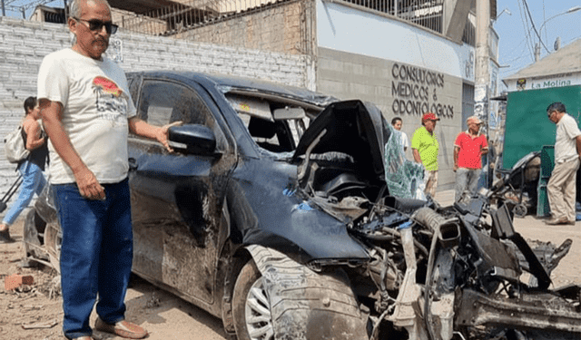 Auto no contaba con seguro contra accidentes. 