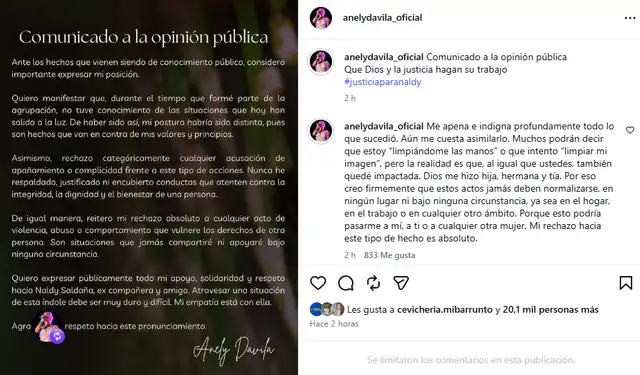 Mujeres de ‘La Bella Luz’ dan su duro testimonio tras denuncia de Naldy Saldaña contra director de la orquesta 