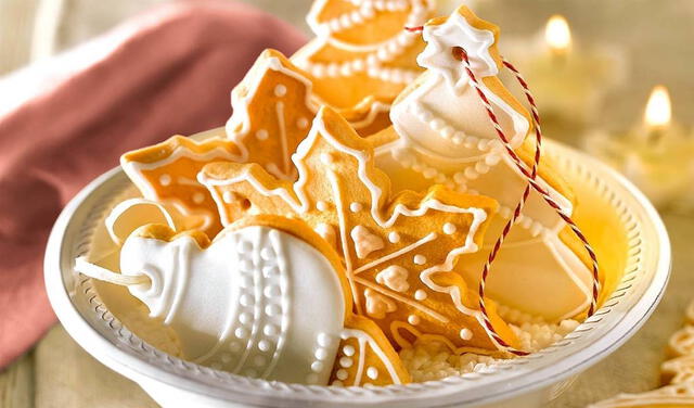  Mira cómo hacer en simples pasos galletas navideñas. Crédito: Sabervivirtv.   