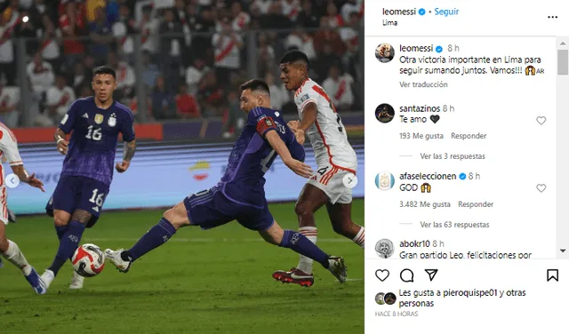  Lionel Messi en Instagram