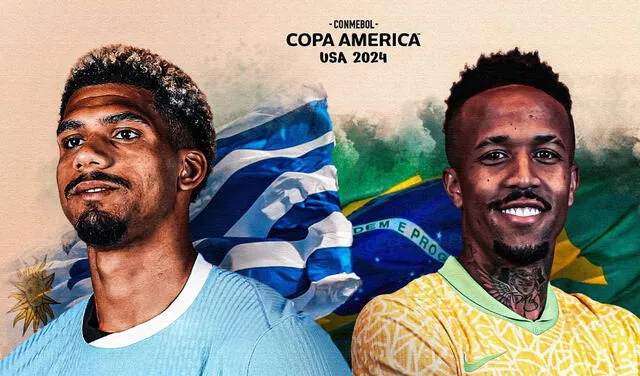 Uruguay vs. Brasil EN VIVO por los cuartos de final de la Copa América 2024.