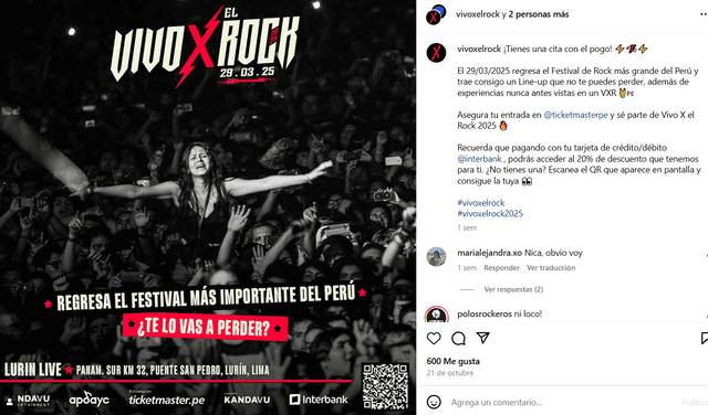 Guía para Vivo por el Rock en Lurín: Entradas para niños, precios y conciertos gratis