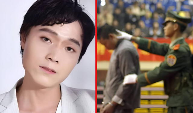 <strong> El actor Zhang Yiyang asesinó a su novia en febrero de 2022. Foto: composición LR/Weibo/imagen referencial de AFP</strong>   