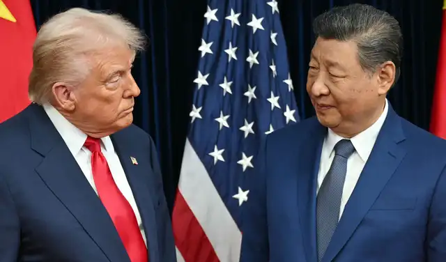  Xi Jinping y Trump