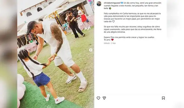 Christian Domínguez bloqueó los comentarios en sus redes sociales.