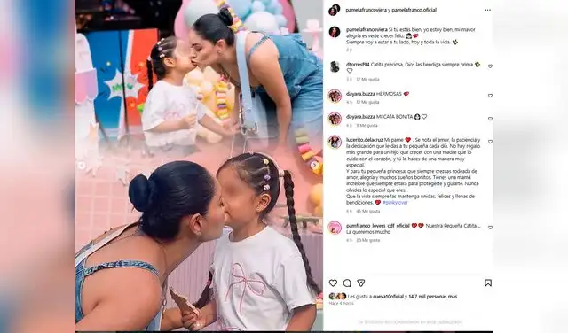 Pamela Franco se pronuncia sobre su hija tras acusaciones contra Karla Tarazona
