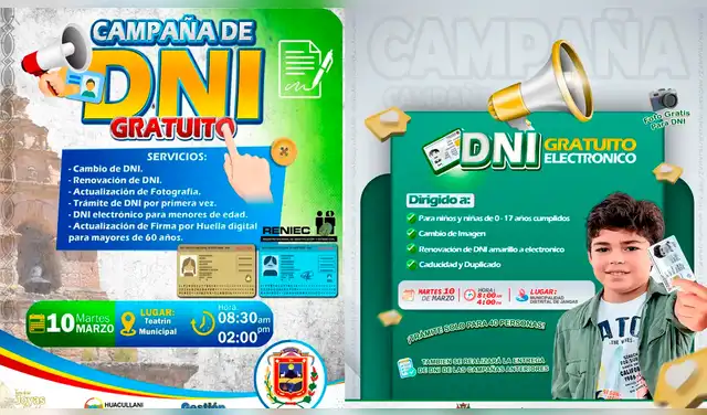 Campaña de DNI electrónico gratuito durante el 10 de marzo.