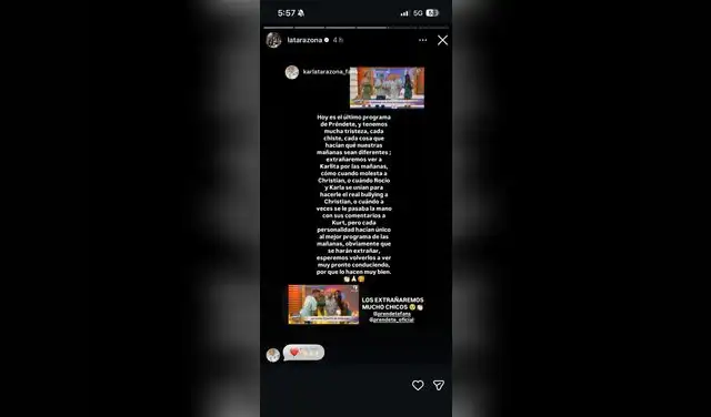 Karla Tarazona lanza desgarrador mensaje tras acusaciones de separar a su hijo de la hija de Pamela Franco