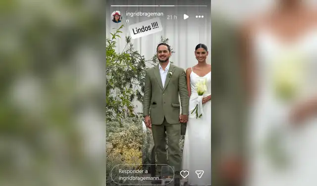Aparecen nuevas fotos de la boda del hijo de Carlos Alcántara y Andrea Rubini  