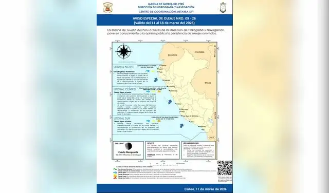 Amenaza marítima avanza por litoral peruano y Marina de Guerra emite crucial advertencia a los ciudadanos