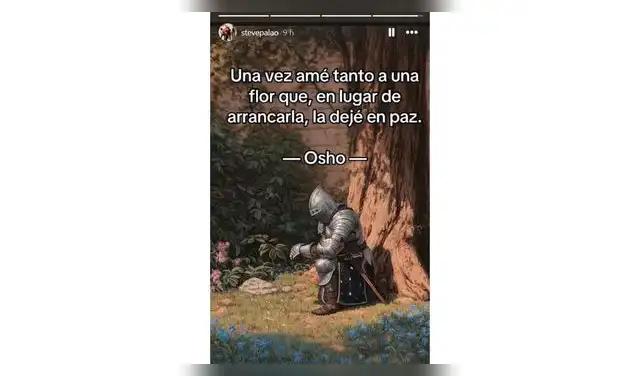 El mensaje de Said Palao en redes. El mensaje de Said Palao en redes.