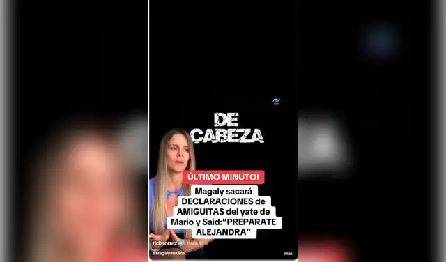 Magaly Medina lanzaría primeras declaraciones de mujeres en yate de Said Palao