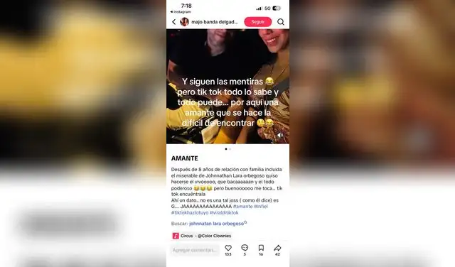 Esposa de reportero de Magaly Medina revela identidad de mujer con quien lo ampayó siendo infiel 