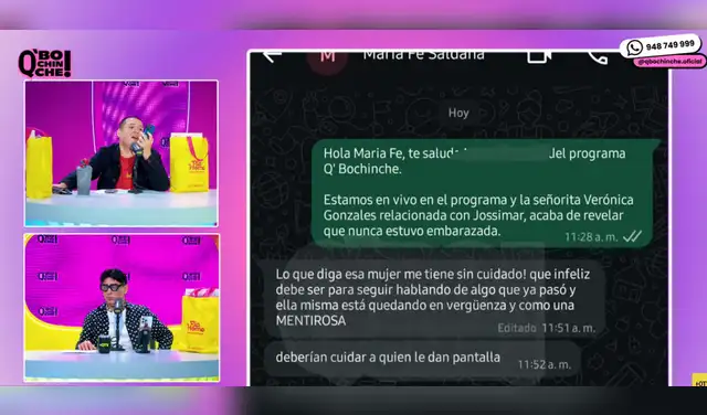 María Fe Saldaña EXPLOTA contra la 'prima' de Josimar al enterarse que INVENTÓ embarazo de mellizos del cantante. María Fe Saldaña EXPLOTA contra la 'prima' de Josimar al enterarse que INVENTÓ embarazo de mellizos del cantante.