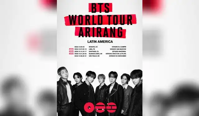 Bighit Music acaba de anunciar una tercera fecha de concierto para Perú, Chile y Argentina.