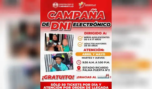 Campaña de DNIe gratuito todo mayo 2026.  