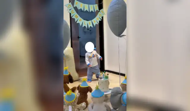 Hijo de Ignacio Baladán cumplió su primer año