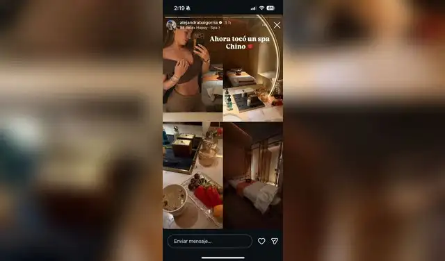 Alejandra Baigorria disfruta de China sin Said Palao.