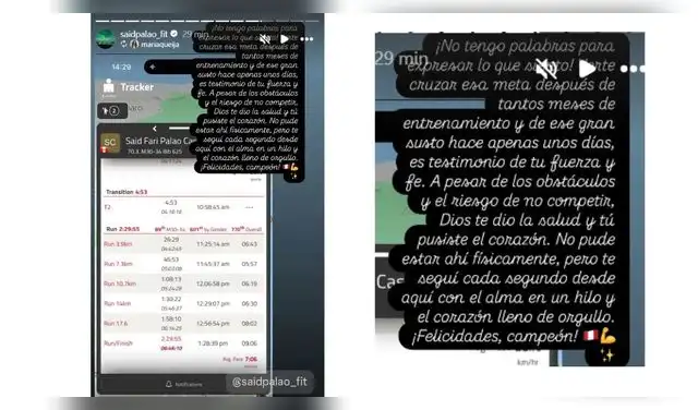 Mensaje de la mamá de Said Palao.