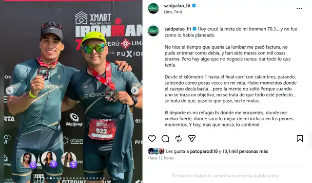Said Palao participa lesionado de importante competencia donde Alejandra Baigorria fue la gran ausente.