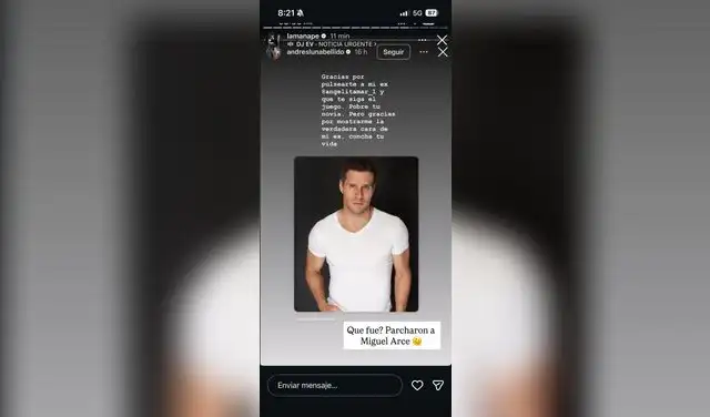 Exchico reality es acusado de serle INFIEL a su novia y pareja de su 'amante' lo AMENAZA