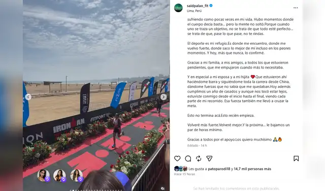 Said Palao presume su primer aniversario de bodas con Alejandra Baigorria y ella tiene ‘fría’ reacción