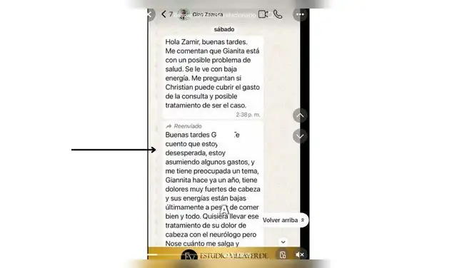 Mensaje de la mamá de Pamela López al abogado para Christian Cueva.