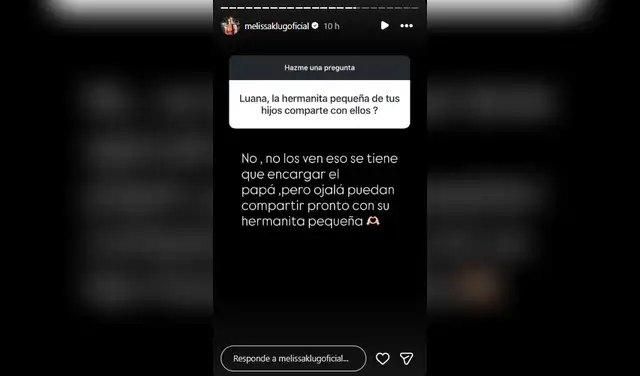 Melissa Klug deja en evidencia a Farfán