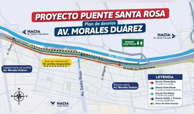 ¿Vas al Aeropuerto Jorge Chávez? Conoce el plan de desvio vehicular autorizado por el MTC.