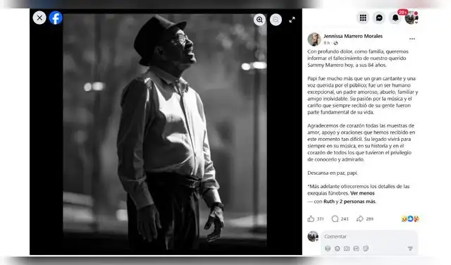 Sammy Marrero perdió la vida.