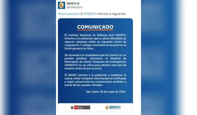 Indeci se pronuncia tras hackeo a Sismate. Indeci se pronuncia tras hackeo a Sismate.