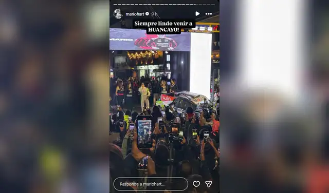 Mario Hart asiste a evento en Huancayo