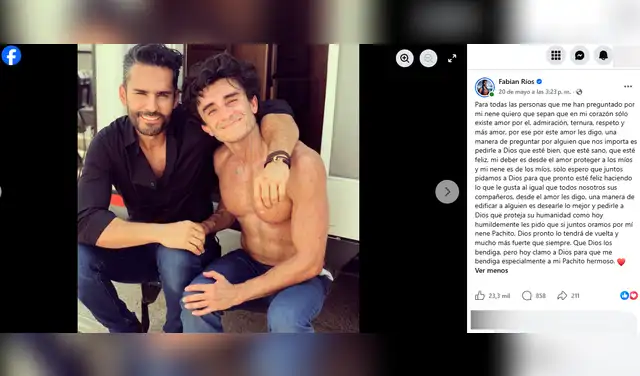 Fabián Ríos comparte preocupante mensaje y pide oraciones por Francisco Bolívar Fabián Ríos comparte preocupante mensaje y pide oraciones por Francisco Bolívar
