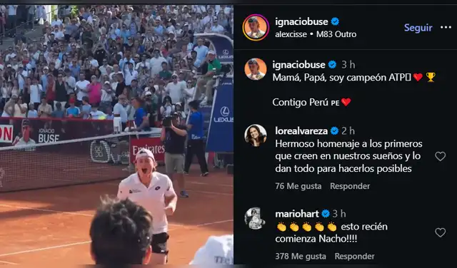 Ignacio Buse campeón de ATP