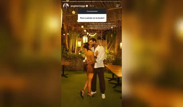 Angie Arizaga da detalles de su boda con Jota Benz