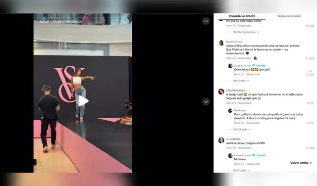 Luciana Fuster ENFRENTA críticas por casting de Victoria’s Secret