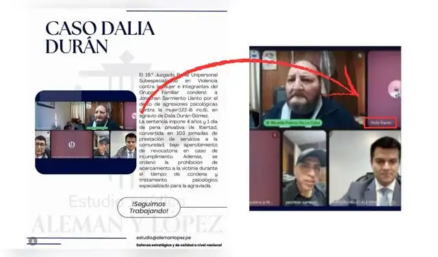 Exponen que Dalia Durán si estuvo presente en audiencia de John Kelvin.
