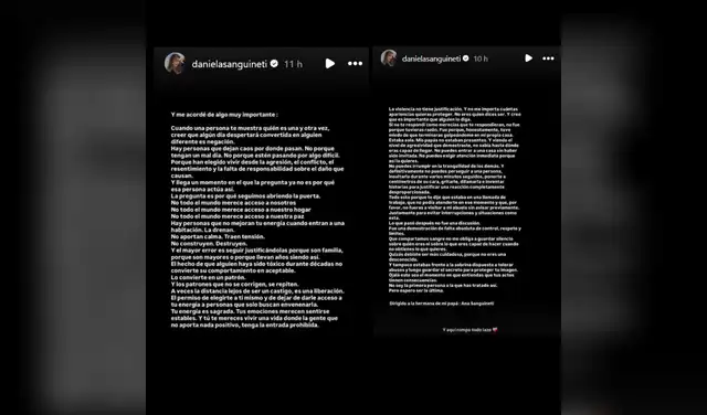 Daniela Sanguinetti expone a madre de las Cayo