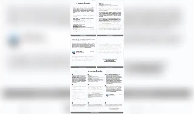 Comunicado de la familia del abogado Iván Paredes Comunicado de la familia del abogado Iván Paredes