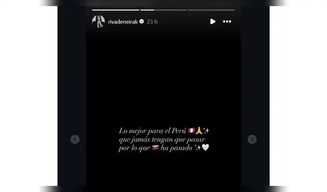 Mensaje de Korina Rivadeneira.
