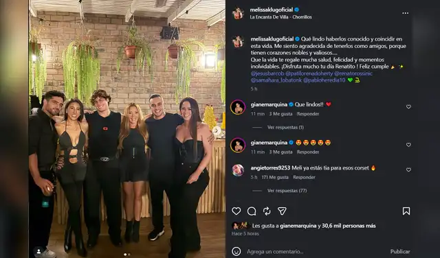 Melissa Klug comparte mensaje en sus redes