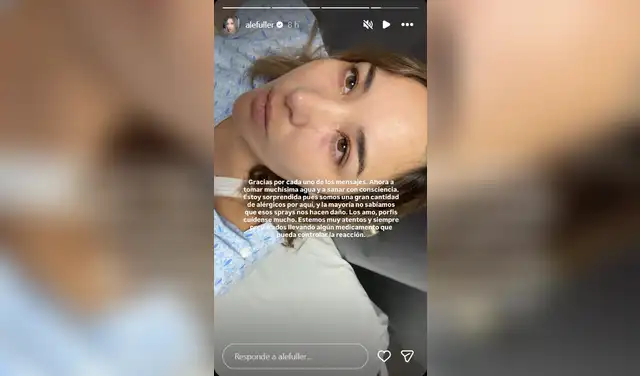 Alessandra Fuller comparte cómo se encuentra de salud Alessandra Fuller comparte cómo se encuentra de salud